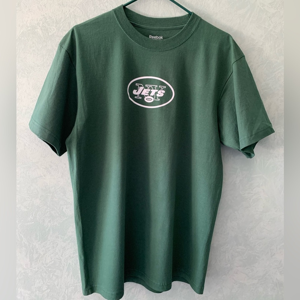 NY Jets Sanchez #6 Jets Logo Forest Green Short Sleeve Tee by Reebok